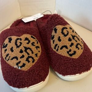 Maurice’s Sherpa Heart Slippers